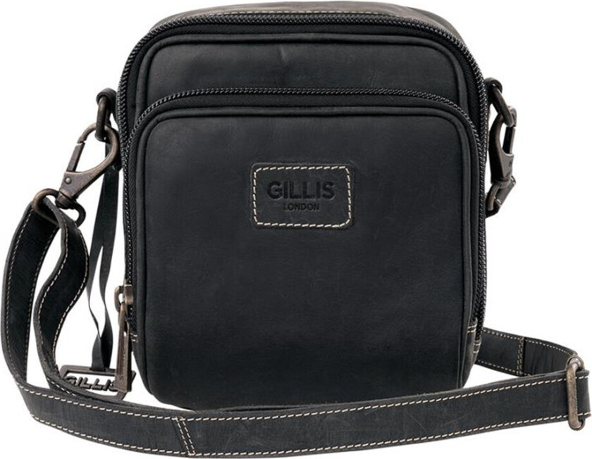 Bilde av Gillis London Trafalgar Vintage skinnveske Hands-Free - Svart