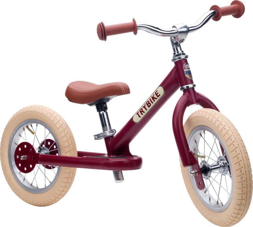 - 2 wheels steel - Vintage red (30TBS-2-RED-VIN)