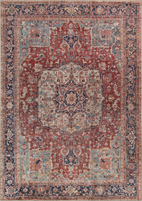 Viney Wiltonteppe 160x230 cm Rektangulær - Rød