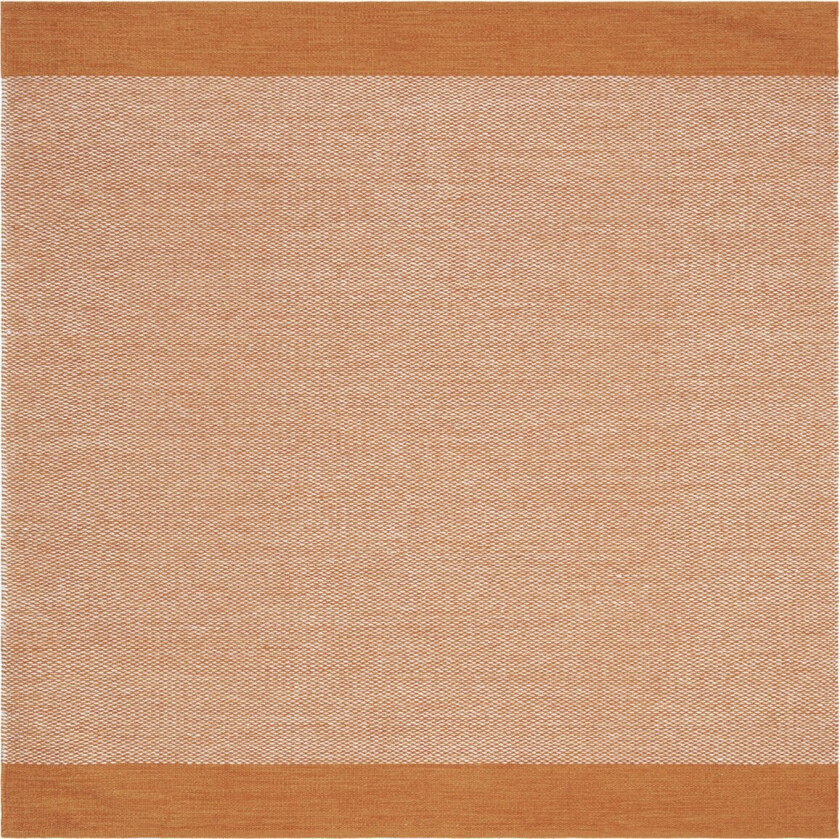 Vimla Bomullsteppe 240x240 cm Kvadratisk - Oransje