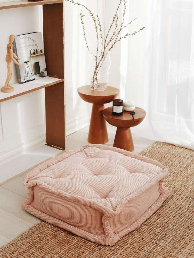 Biskuvi Sittepuff 55 cm - Rosa
