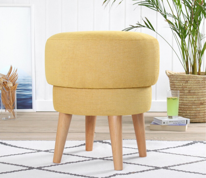 Veccio Sittepuff 47 cm - Gul