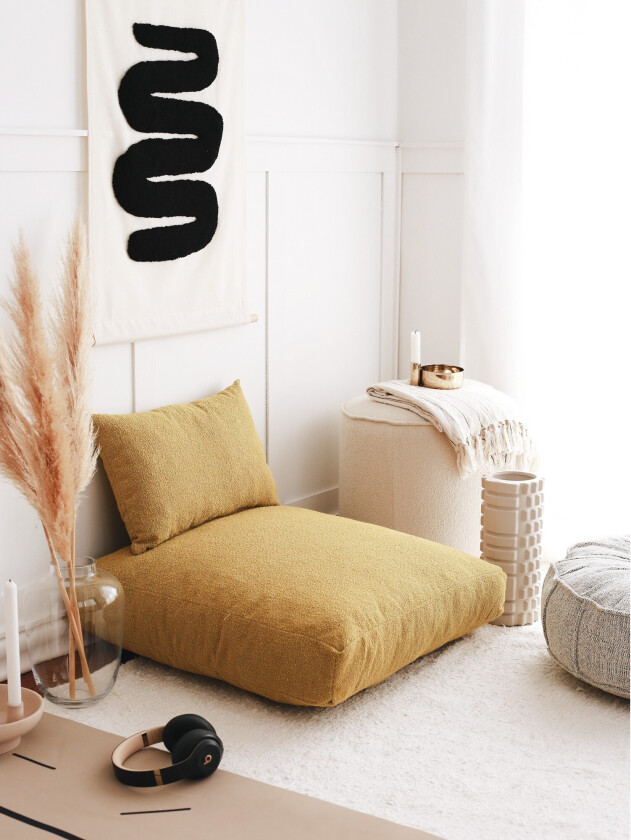 Dokuma Sittepuff 70 cm - Sennep