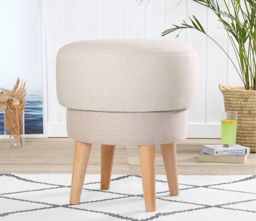 Giovas Sittepuff 47 cm - Cream