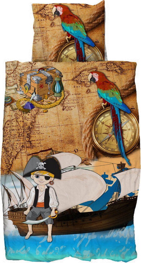 Christina Sengesett Pirat - Beige/Tre/Brun/Blå