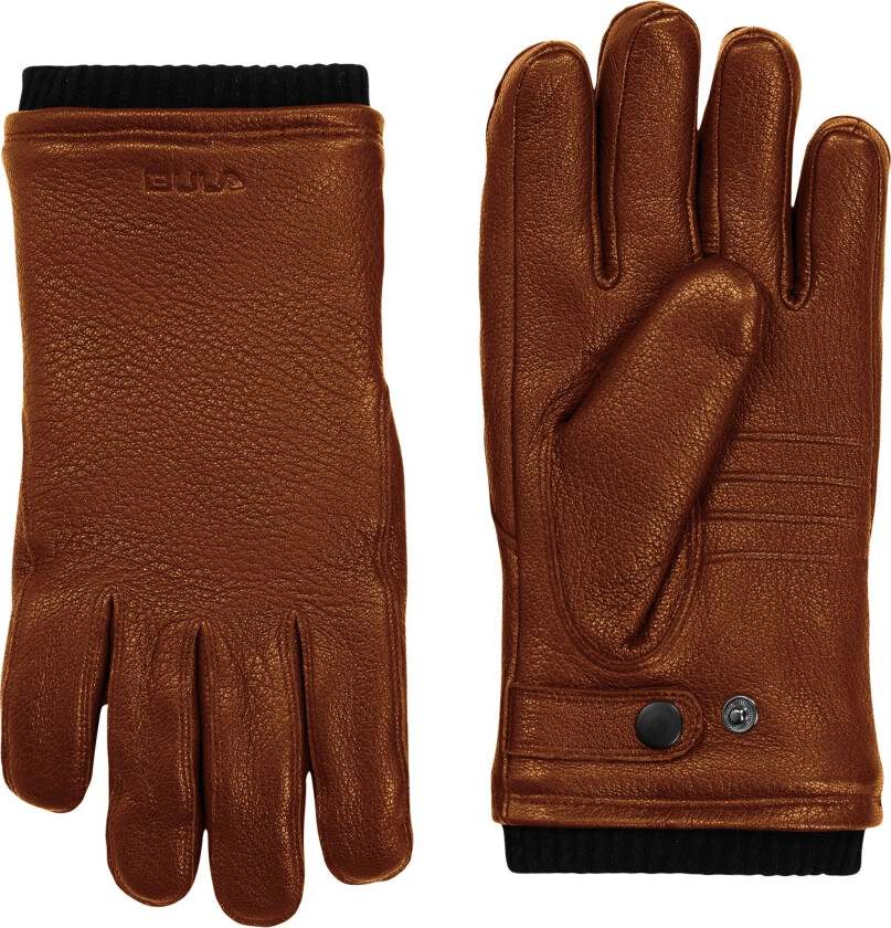 Bula Leather Gloves, skinnhansker unisex COGNAC