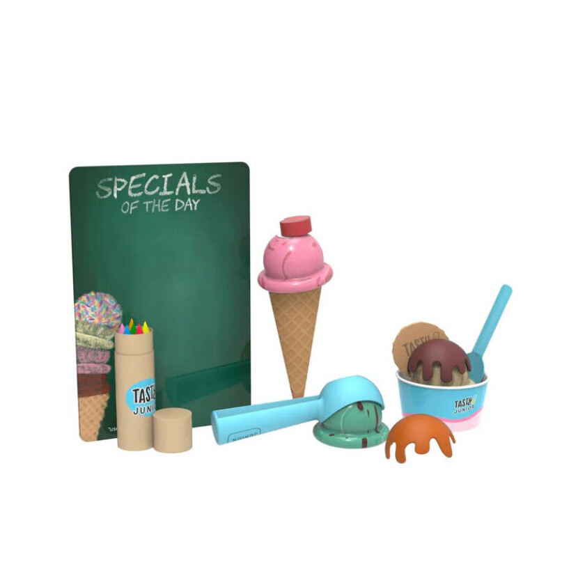 Tasty Junior Lekemat Lekesett 20 Deler - Iskremsett