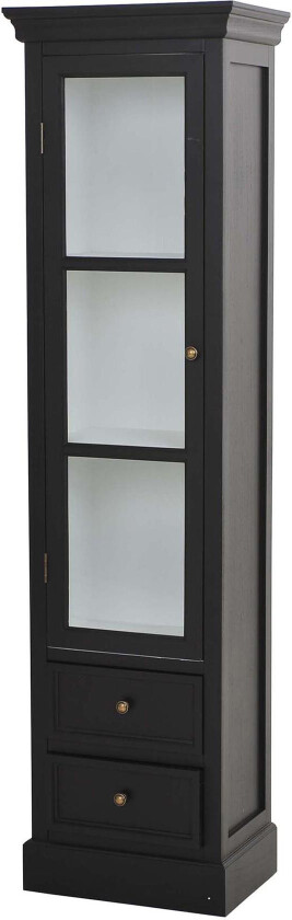 Havin Vitrineskap 45 cm - Svart