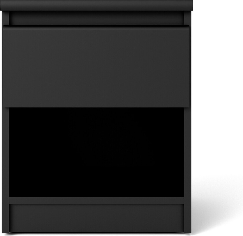 Style Nattbord med 1 Skuff - Svart