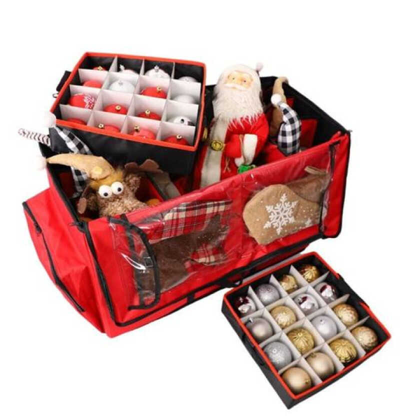 Praktisk Pose/bag Til Oppbevaring Av Juletrepynt