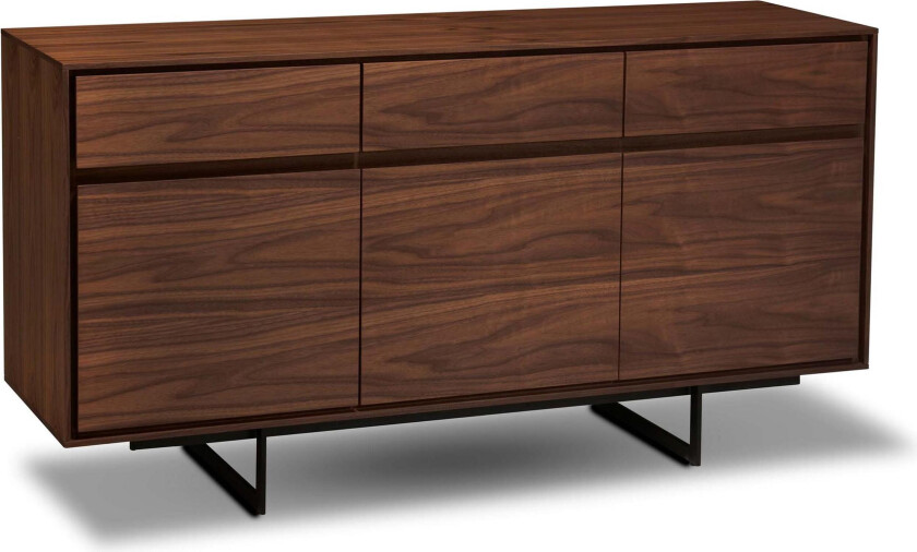 Idir Skjenk 155 cm 3 Dører 3 Skuffer - Valnøtt