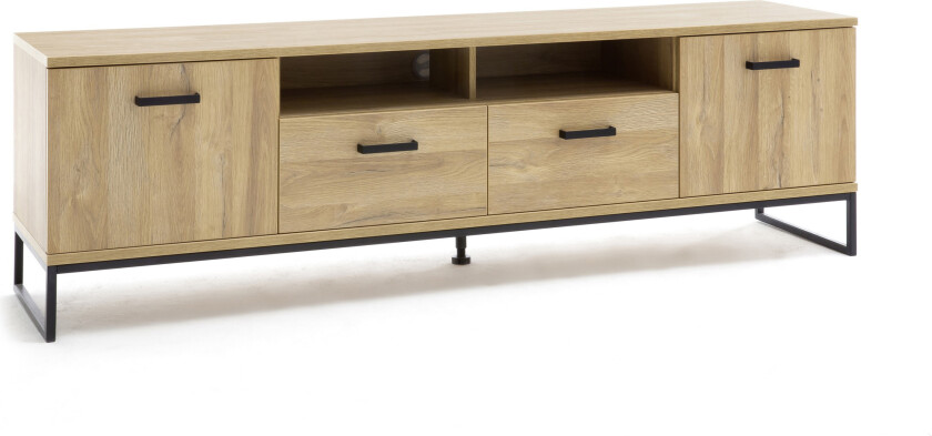 Toledo TV-benk 201 cm - Tre/Natur