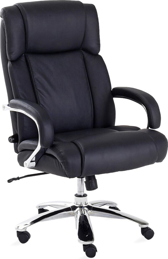 Real Kontorstol Kunstlær - Svart