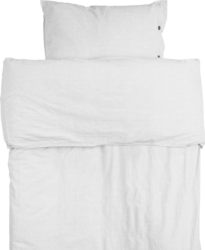 Ly Kingsize Sengesett 210x210/2 stk 50x60 cm - Hvit