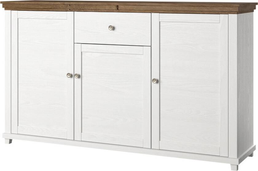 Ivreri Sideboard 42x160 cm - Hvit/Natur