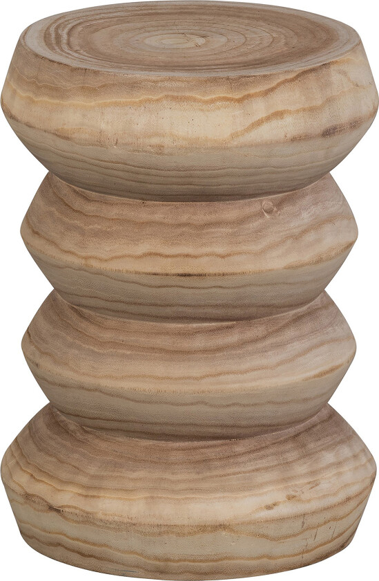 Belini Fotskammel Rund - Natur