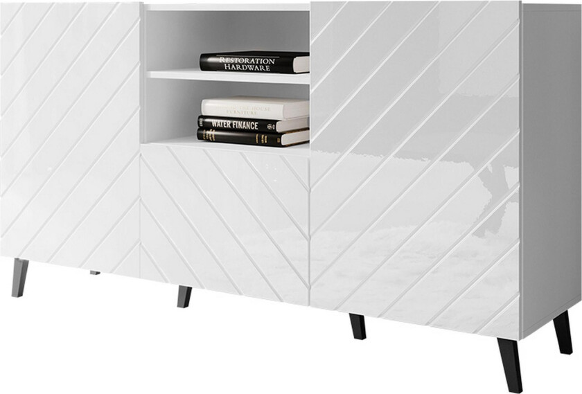 Kommode 150 cm - Hvit