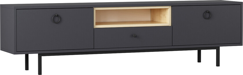 Papias TV-benk 180 cm - Antrasitt