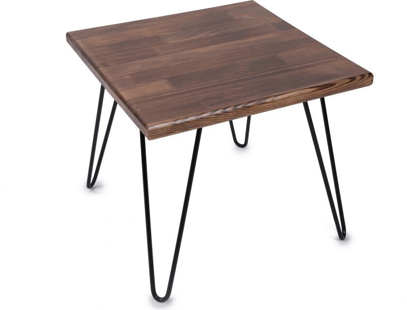 Crodux Sofabord 50 cm - Valnøttsbrun/Svart