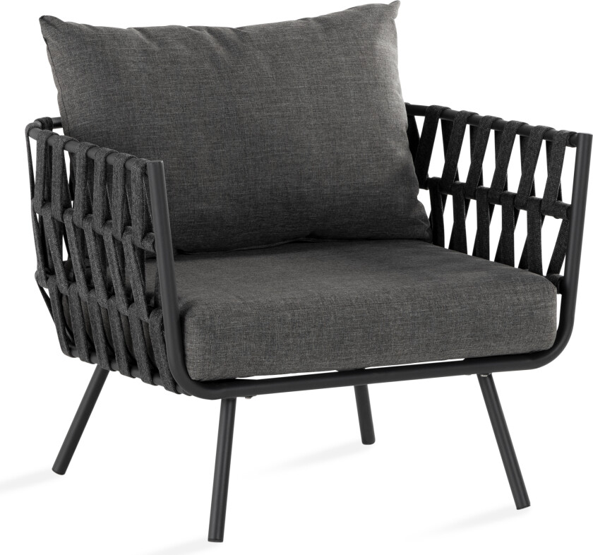 Sandina Lenestol - Tau/Svart/Grå