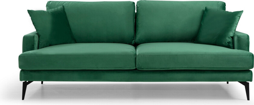 Andary 3-seters Sofa - Grønn/Svart
