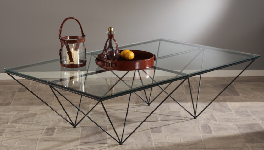 Kingston Sofabord 140 cm Svart/Glass - AG Home & Light