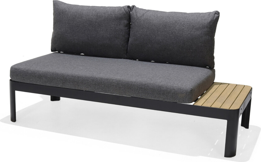 Portals 2-seter Sofa - Svart/Tre
