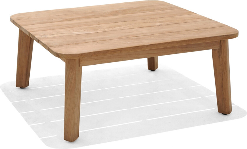 Bahamas Sofabord 100 cm - Tre / Natur