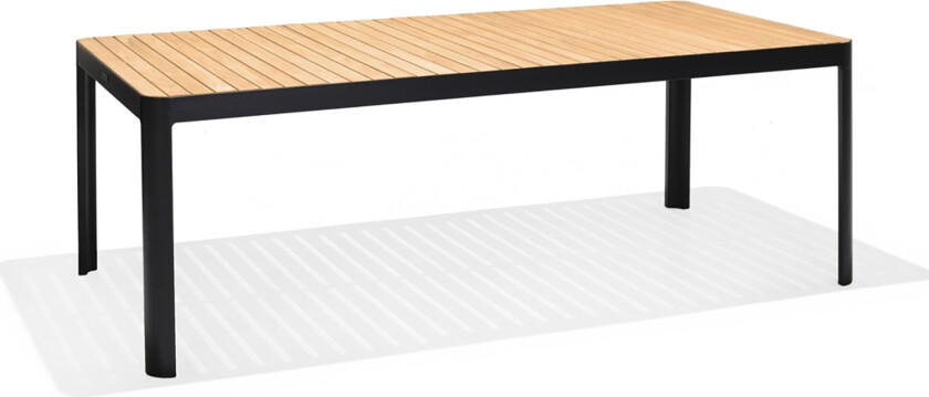 Portals Spisebord 209 cm - Svart/Tre
