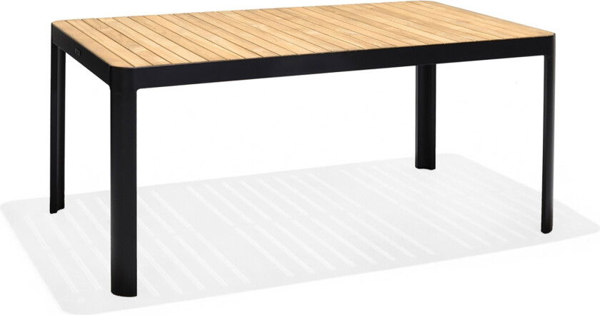 Portals Spisebord 161 cm - Svart/Tre