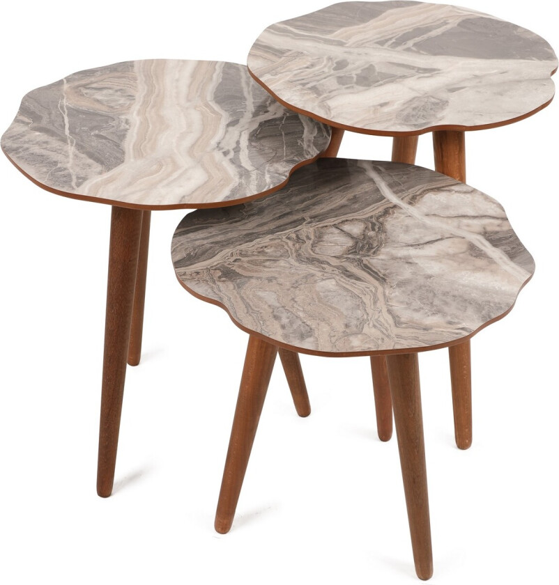 Lindeskruv Settbord - Grå