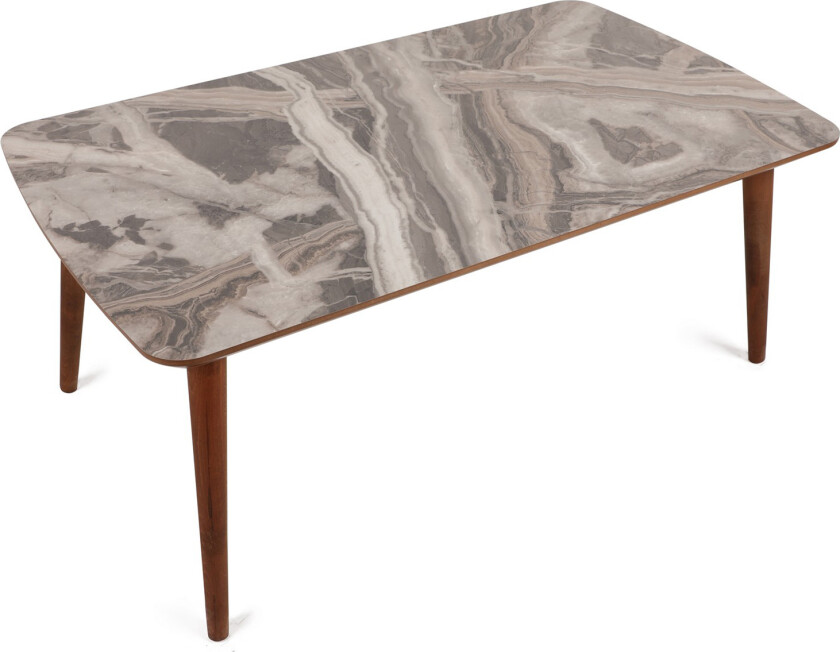 Bohok Sofabord 100 cm StenMønster - Grå