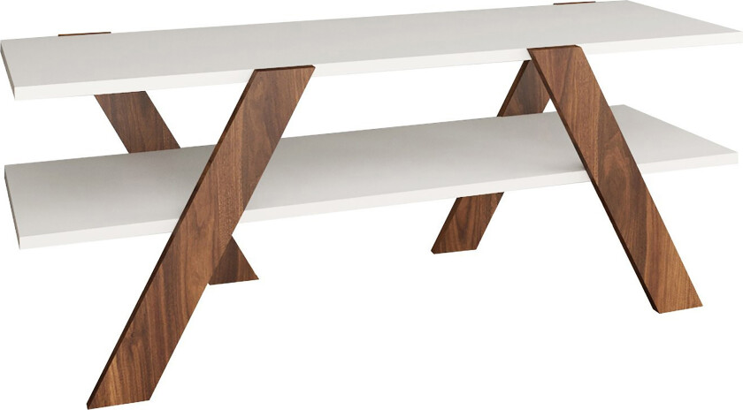 Byestad TV-benk 120 cm - Hvit