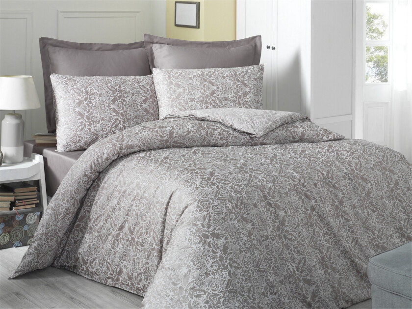 Victoria Sateng Sengesett - Beige