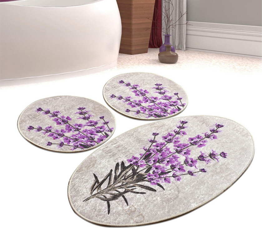 Niyanna Badematte 3-pk - Flerfarget