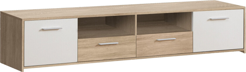 Cadgwith TV-benk 182 cm - Brun/Hvit