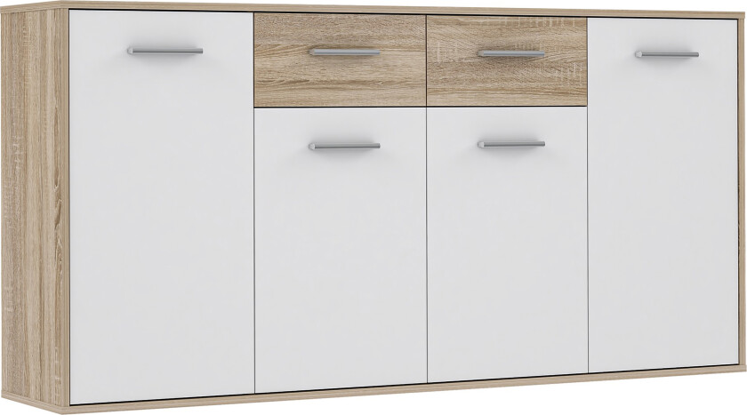 Haba Skjenk 34x162 cm - Brun / Hvit