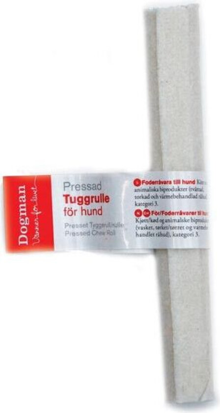 Tyggerulle Hvit 25cm