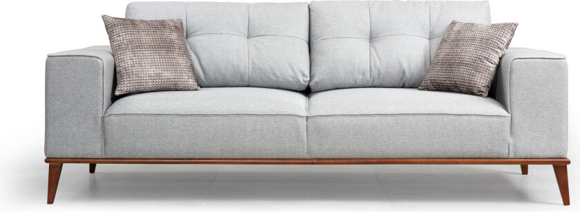 Jonnesha 3-Seter Sofa - Grå