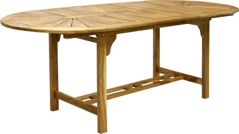 Bord FINLAY 153 / 195x90xH72cm Forlengningsbar Akasie -