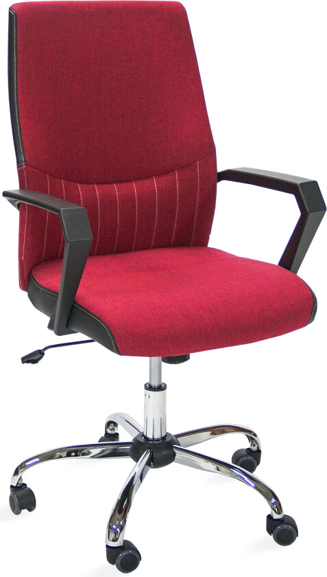 Kontorstol ANGELO 58x59x97-105cm rød -