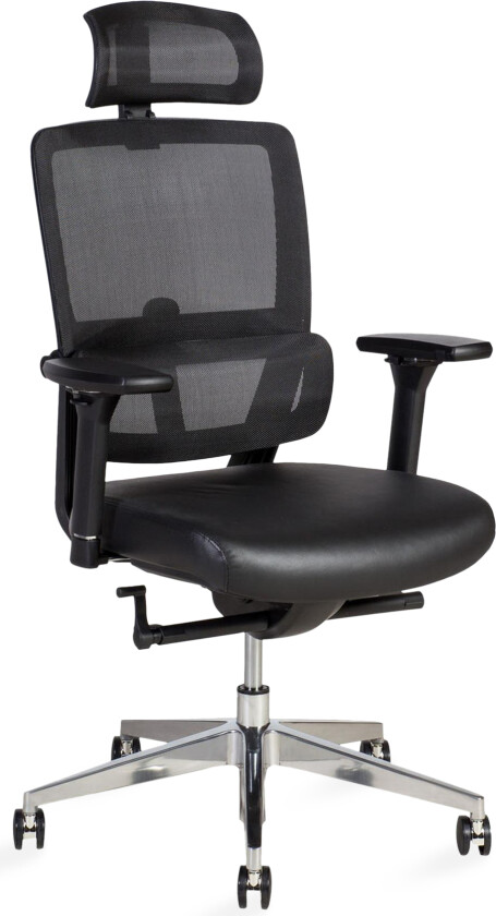 Kontorstol INTEGRA 655x61xH108-117 svart -