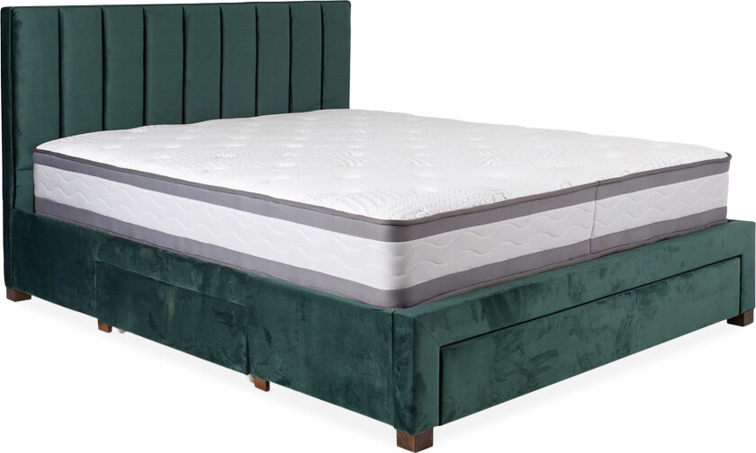 Seng GRACE med kuffer uten madrass 160x200cm -