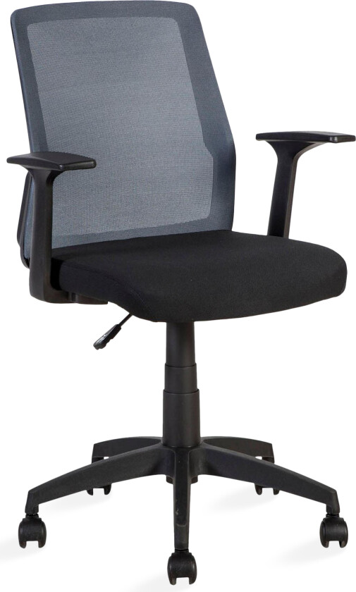 Kontorstol ALPHA 60x55xH875-95cm svart/grå -