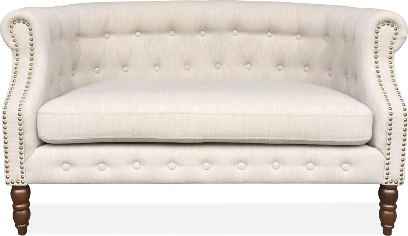 Sofa HOLMES 2-seter 140x75xH78cm beige -