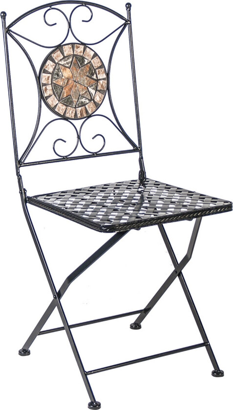 Stol MOSAIC 36x36xH70cm Sammenleggbar -