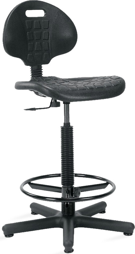Kontorstol høy NARGO 71x71xH89-120cm svart -