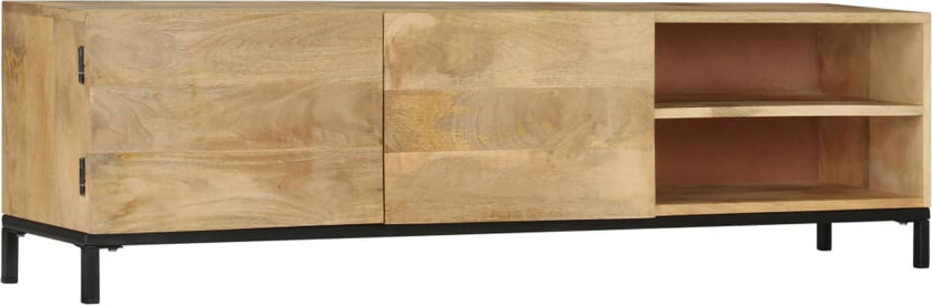 TV-benk 145x30x41 cm heltre mango - Brun