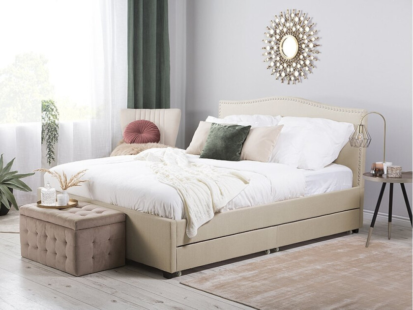Montpellier Dobbeltseng 180 \| 200 cm - Beige