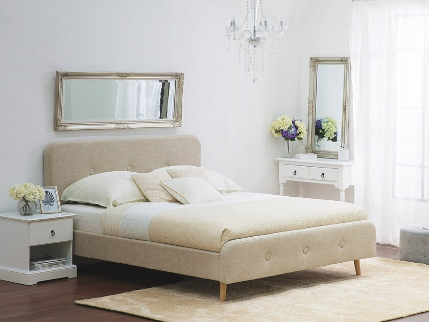 Rennes Dobbeltseng 180 \| 200 cm - Beige